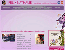 Tablet Screenshot of nathalie-magnetisme-coupeurdefeu.com